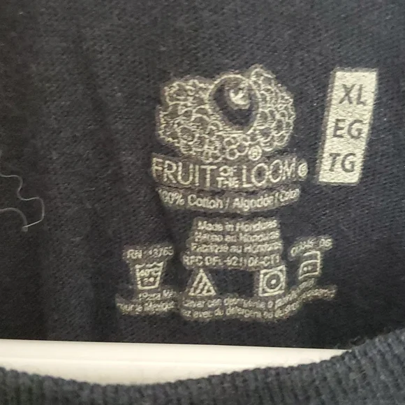 Fruit of the loom, xl black - Picture 2 of 3